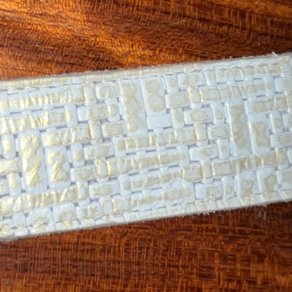 Vintage Leatherock Embossed Leather Western Buckle Belt - Picture 6 of 13